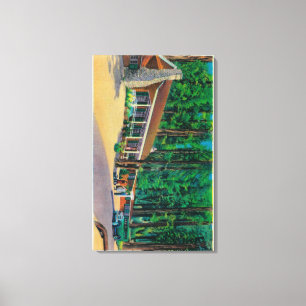 Big Trees Lodge in The Mariposa Grove Canvas Print