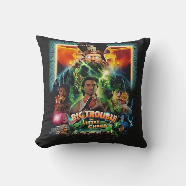 Big Trouble In Little China Carpenter 80s Movie  Cushion (Front)