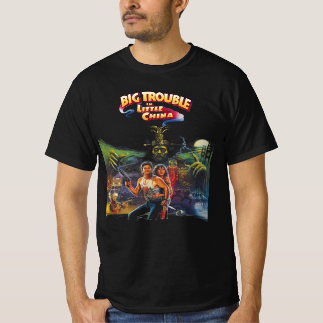 Big Trouble In Little China Carpenter 80s Movie T-Shirt (Front)
