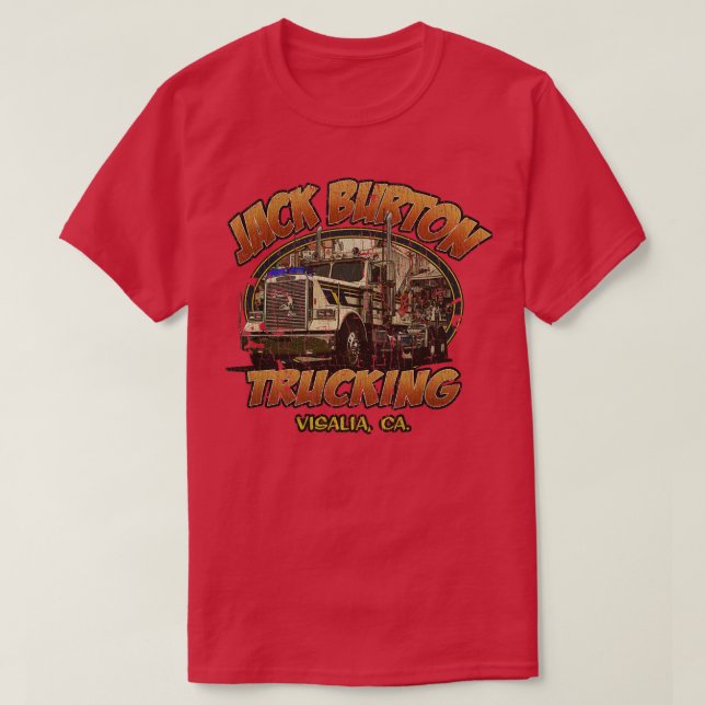 Big Trouble In Little China Jack Burton Trucking 1 T-Shirt (Design Front)