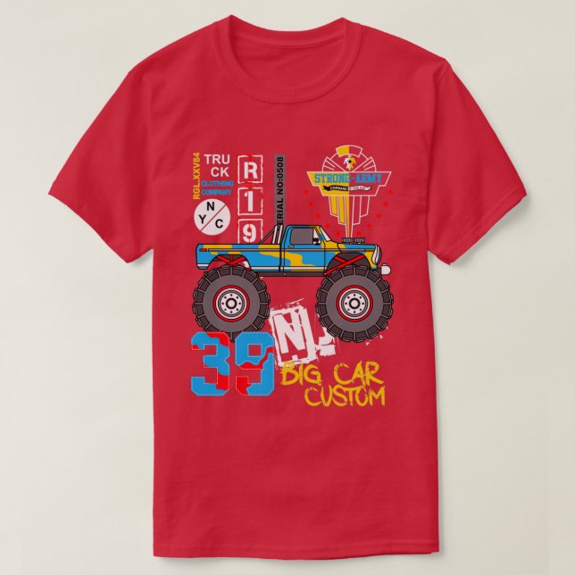 Big Truck Custom T-Shirt (Design Front)