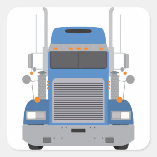Big Truck Square Sticker