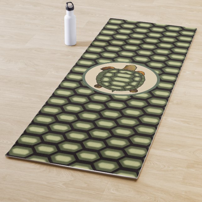 Big Turtle and Turtle Shell Yoga Mat (In Situ)