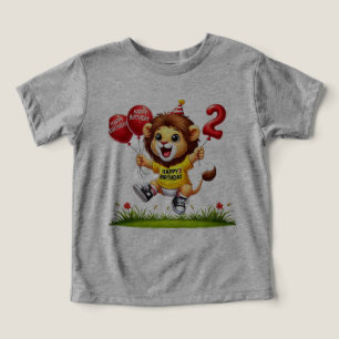 Big Two Celebration: Lion with Balloons