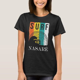Big Wave Surfing Nazare Portugal T-Shirt