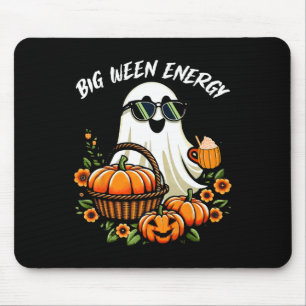 Big Ween Energy Funny Ghost Drink Pumpkin Spice La Mouse Pad