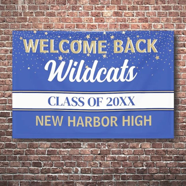 Big Welcome Back Class Reunion Banner (Creator Uploaded)