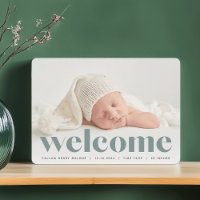 Big Welcome | Photo Birth Announcement