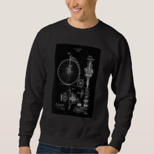 Big Wheel Bicycle High Wheel Ordinary Wheeler Vict Sweatshirt