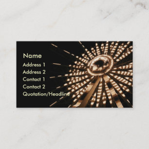 Big Wheel Christmas Star Business Card