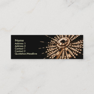 Big Wheel Christmas Star Mini Business Card