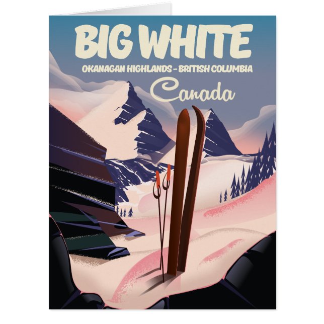 Big White British Columbia Canada ski. (Front)