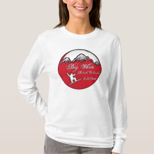 Big White British Columbia red ladies board hoodie T-Shirt
