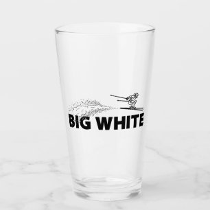 Big White British Columbia Ski Jumper Glass