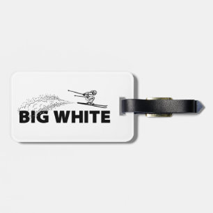Big White British Columbia Ski Jumper Luggage Tag