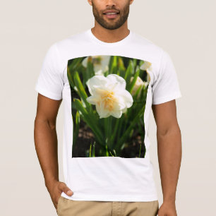 Big white daffodils on a spring day T-Shirt