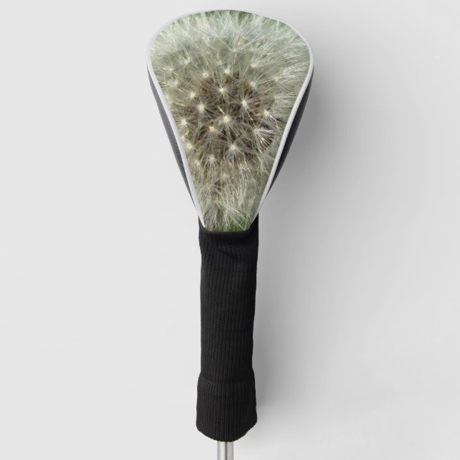 Big White Dandelion  Golf Head Cover (Front)