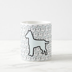 Big White Dog White     Coffee Mug