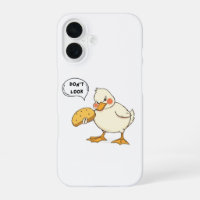 Big White Duckling Eating Bread – Funny Angry