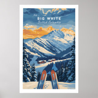 Big White Ski Poster - British Columbia 1