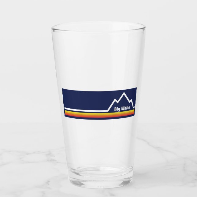 Big White Ski Resort Glass (Front)