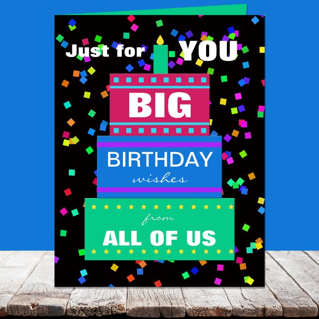 Big Work Birthday Card from Group (Creator Uploaded)