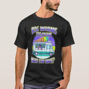 Big worms ice cream truck T-Shirt