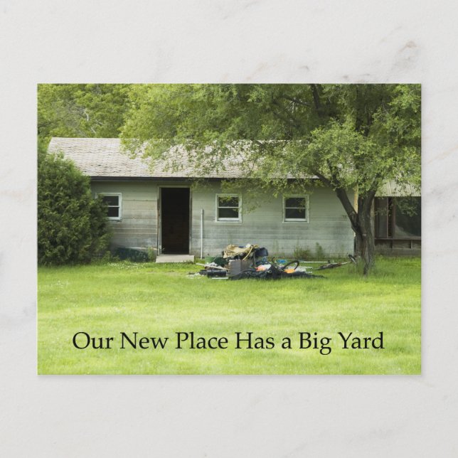 Big Yard - Change of Address Card (Front)