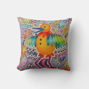 Big Yellow Bird Cushion
