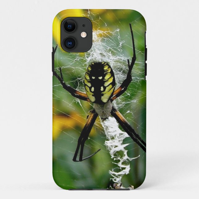 Big Yellow Spider iPhone 5 Case (Back)
