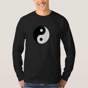 Big Yin Yang Black White Costume Cool Cute Christm T-Shirt