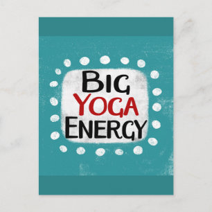 Big Yoga Energy Postcard