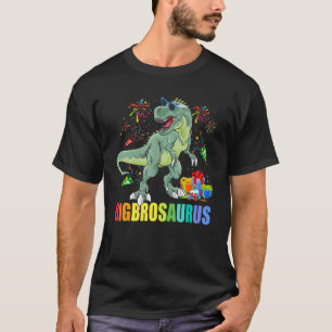 Bigbrosaurus Birthday Rex Dinosaur Big Bro Saurus  T-Shirt