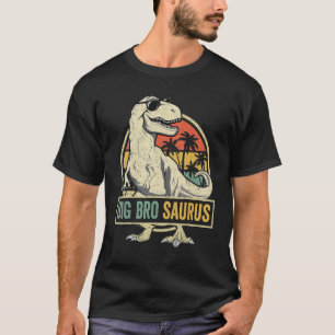 Bigbrosaurus Rex Dinosaur Big Bro Saurus Brother F T-Shirt