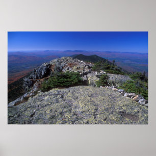 Bigelow Mountain Ridge Trail Maine Poster