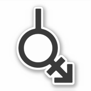 Bigender Androgyne and Neutrois Gender Symbol