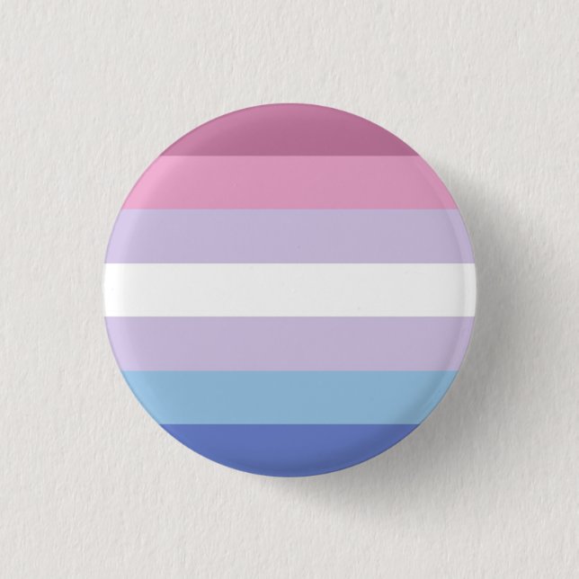 Bigender Pride Button (Light Purple) (Front)