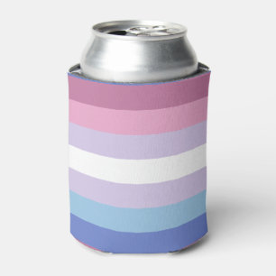 Bigender Pride Flag Can Cooler