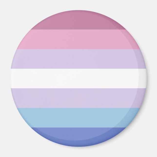 Bigender Pride Flag Magnet (Front)