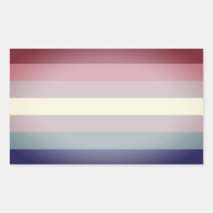 Bigender Pride Rectangular Sticker