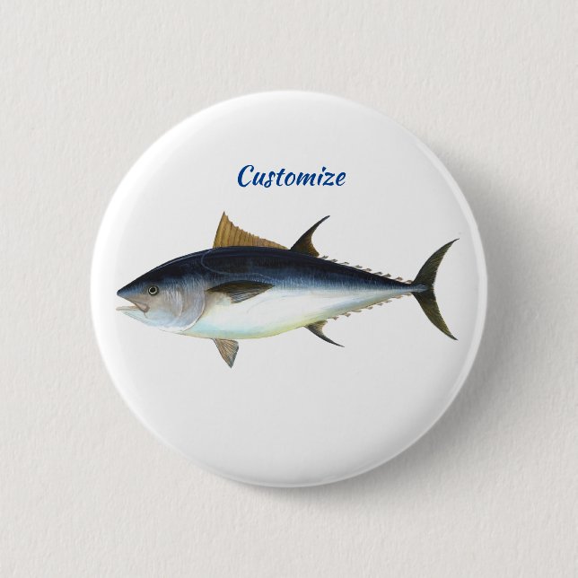 Bigeye Tuna Style Thunder_Cove 6 Cm Round Badge (Front)