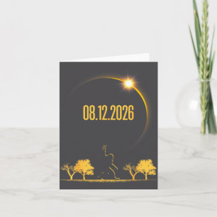 Bigfoot 08.12.26 Total Solar Eclipse 2026  Card