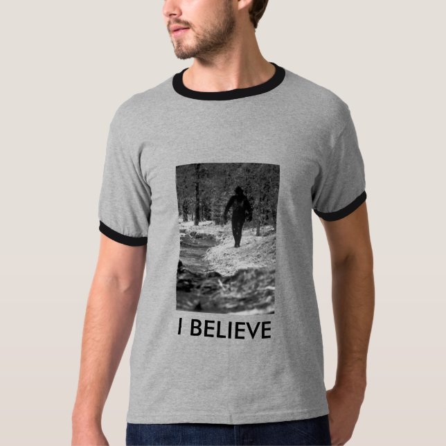 Bigfoot 2, I BELIEVE - Customised T-Shirt (Front)