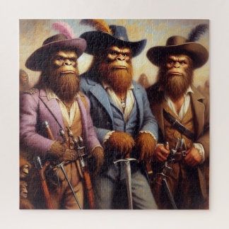 Bigfoot 3 Musketeers Jigsaw Puzzle