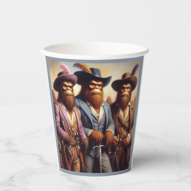 Bigfoot 3 Musketeers Paper Cups (Front)