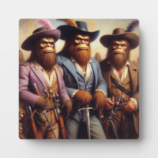 Bigfoot 3 Musketeers Plaque