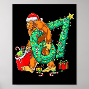 Bigfoot 67 Meme Christmas Tree 67 Baseball Lifesty Poster