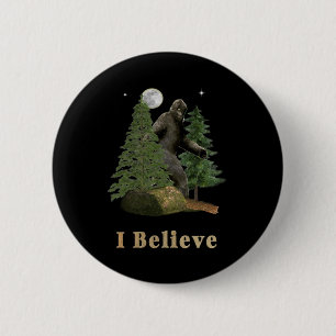 Bigfoot 6 Cm Round Badge