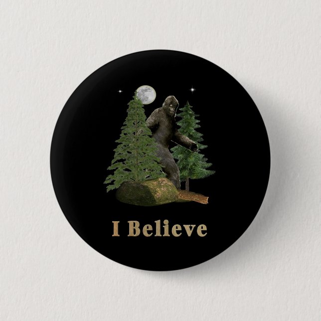 Bigfoot 6 Cm Round Badge (Front)