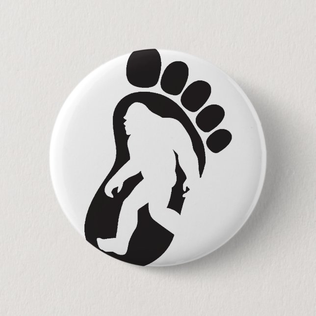 Bigfoot 6 Cm Round Badge (Front)